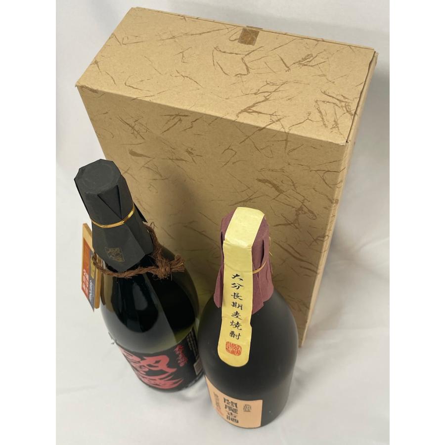 未開栓 古酒★長期熟成 閻魔古酒 1800ml 25度★全量麹仕込 黒閻魔 1800ml 25度　老松酒造 本格焼酎 大分麦焼酎 箱付 2本セット | 老松酒造 | 10