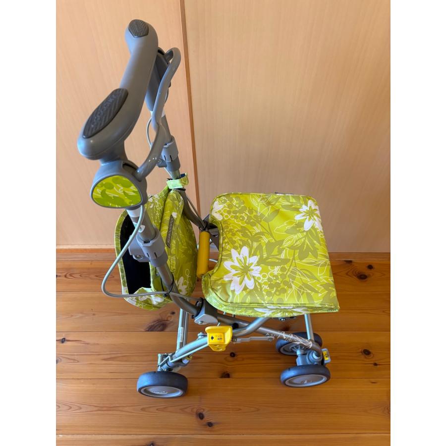 中古品 シルバーカー アロン化成 安寿 さんぽっぽ グリーン色 歩行補助車 SG企画適合商品 最大使用者体重80kg | アロン化成 | 04