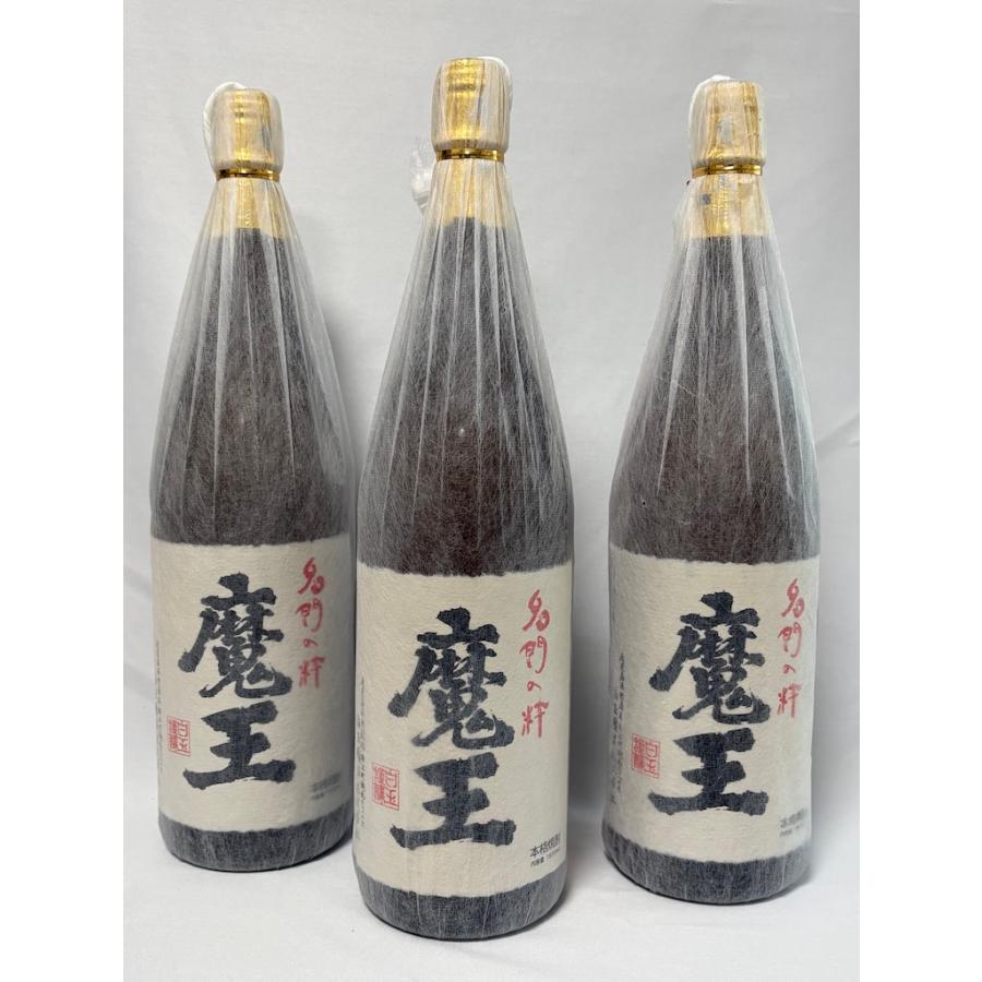 古酒 魔王 1800ml 3本セット★魔王 名門の粋 白玉醸造 詰口2024年6月18日、2024年4月16日、2023年8月30日 各1800ml 25度 | 魔王