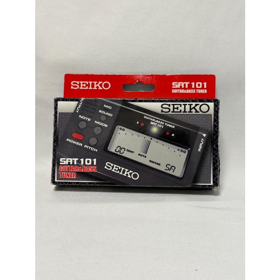 中古品 SEIKO SAT101 ギター＆ベース チューナー 通電確認済品 | SEIKO