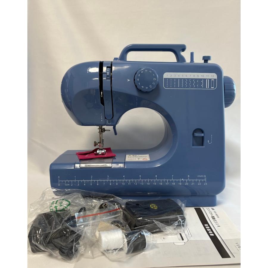 中古品 美品 ベルソス コンパクト電動ミシンR VS-H019 VERSOS 家庭用ミシン BL ブルー | VERSOS | 02
