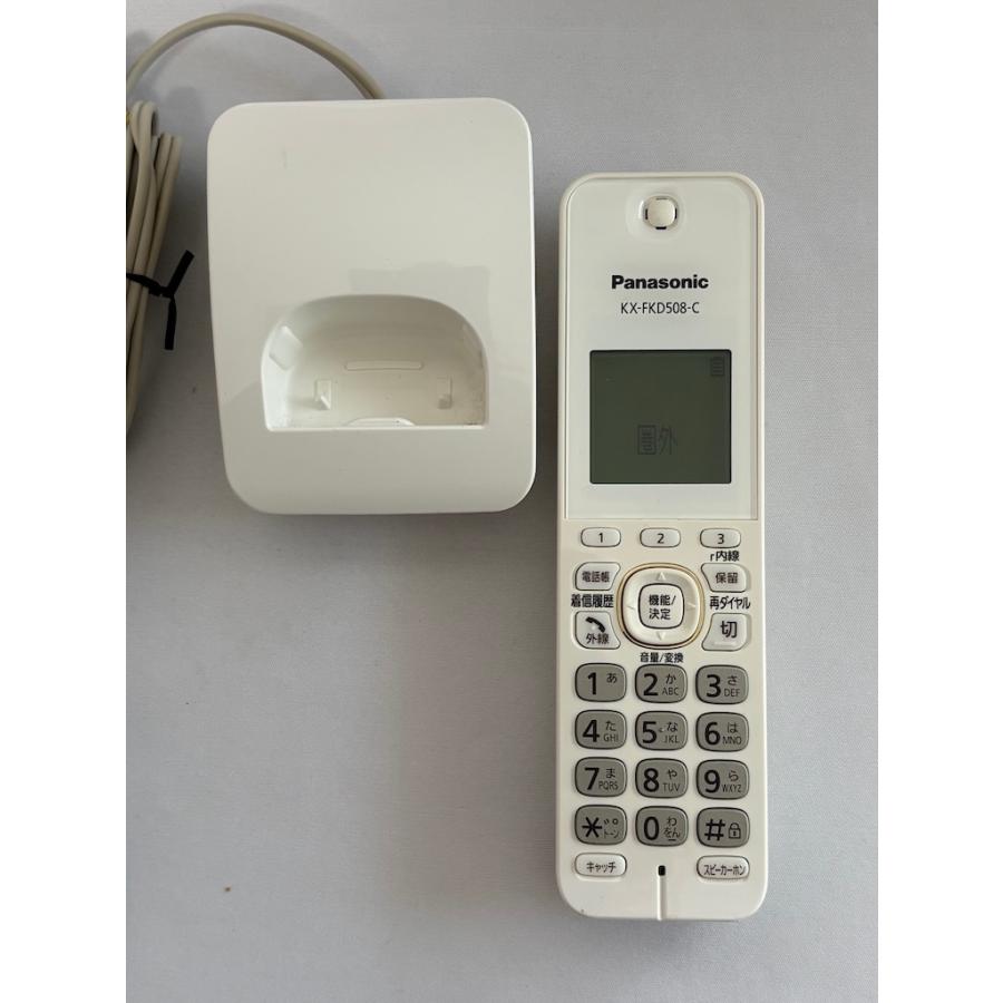 中古品 Panasonic VE-GD32DL(親機) KX-FKD508(子機) コードレス電話機 セット ホワイト | Panasonic | 05