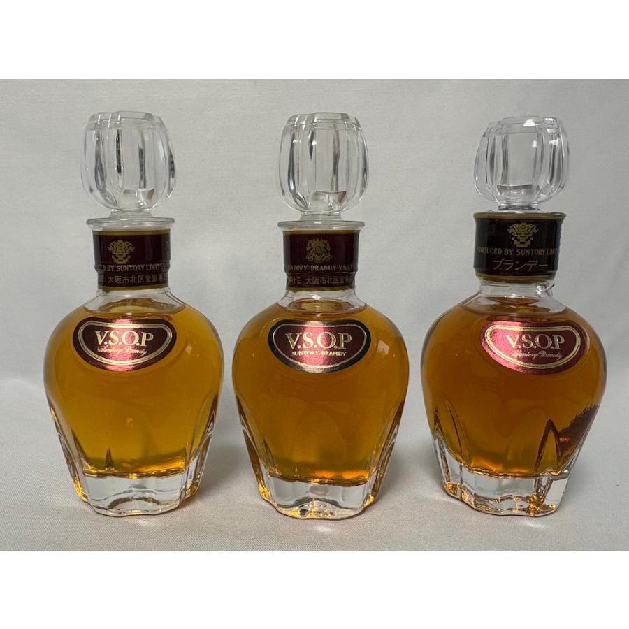 古酒 SUNTORY ブランデー VSOP ギター型ボトル 100ml ミニボトル 50ml 3本(内1本は特級表示) 各40％ 4本セット | サントリーブランデー V.S.O.P | 04