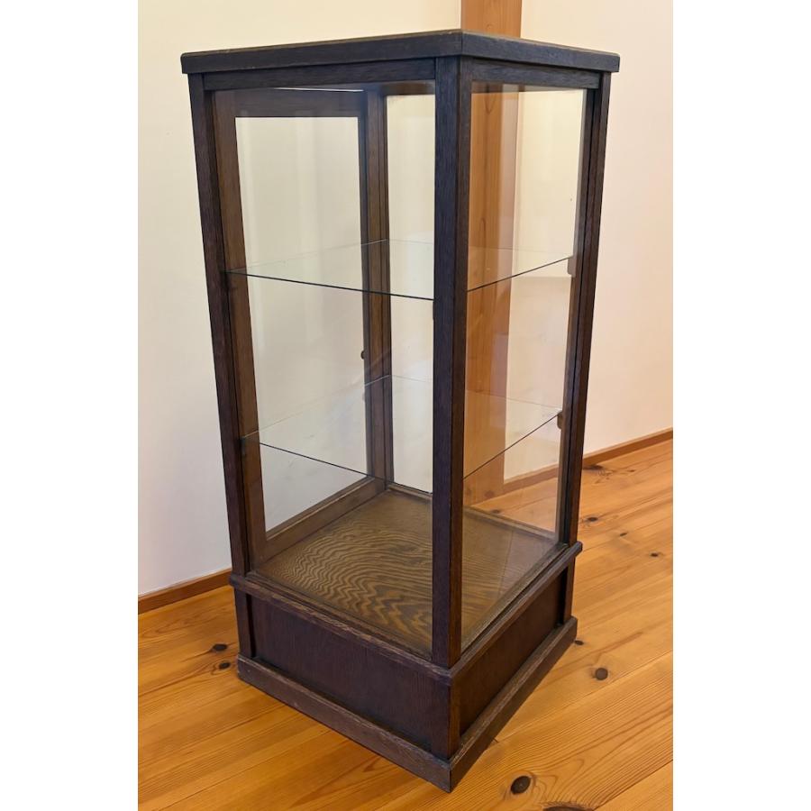 アンティーク 木枠5面 ガラスケース ガラスショーケース 旧家蔵出し ヴィンテージ家具 木枠ガラスキャビネット 一点物【引き取り推奨】 |  | 03