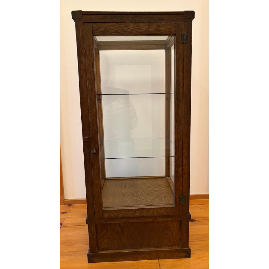 アンティーク 木枠5面 ガラスケース ガラスショーケース 旧家蔵出し ヴィンテージ家具 木枠ガラスキャビネット 一点物【引き取り推奨】 |  | 10