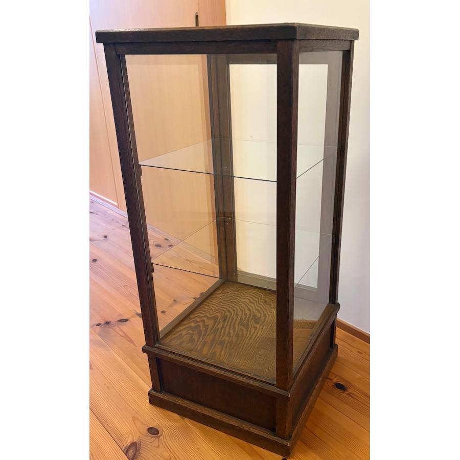 アンティーク 木枠5面 ガラスケース ガラスショーケース 旧家蔵出し ヴィンテージ家具 木枠ガラスキャビネット 一点物【引き取り推奨】 |  | 14