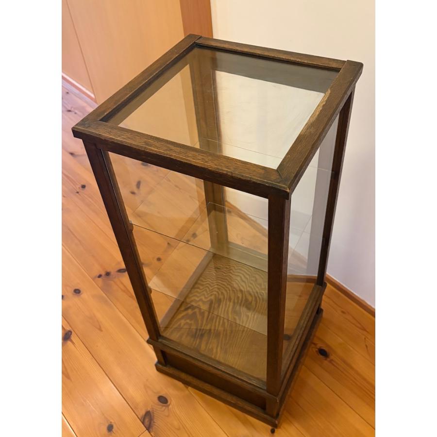 アンティーク 木枠5面 ガラスケース ガラスショーケース 旧家蔵出し ヴィンテージ家具 木枠ガラスキャビネット 一点物【引き取り推奨】 |  | 12