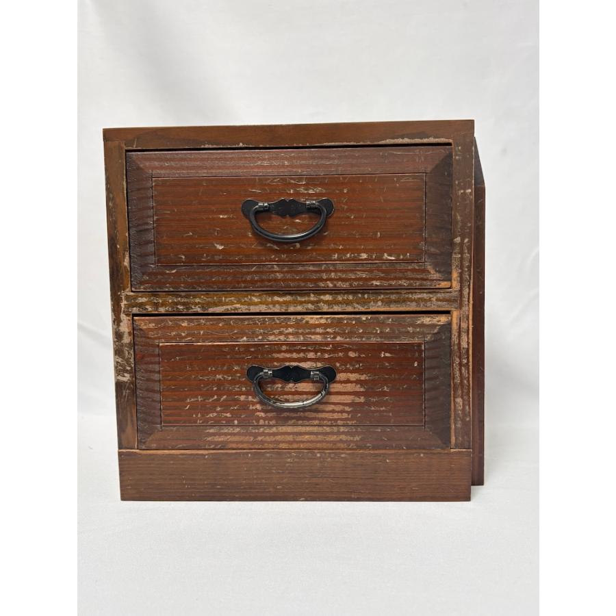 木製 小物入れ 本棚付 引出し 収納 インテリア小物 アンティーク 旧家蔵出し ヴィンテージ家具 |  | 13