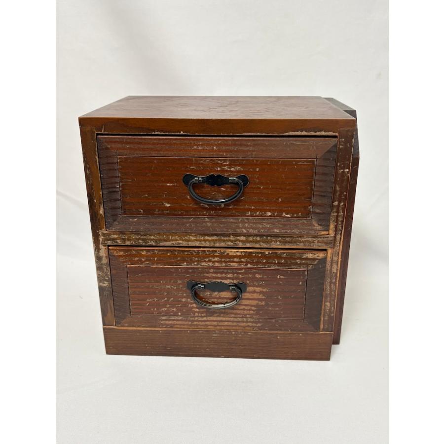 木製 小物入れ 本棚付 引出し 収納 インテリア小物 アンティーク 旧家蔵出し ヴィンテージ家具 |  | 11