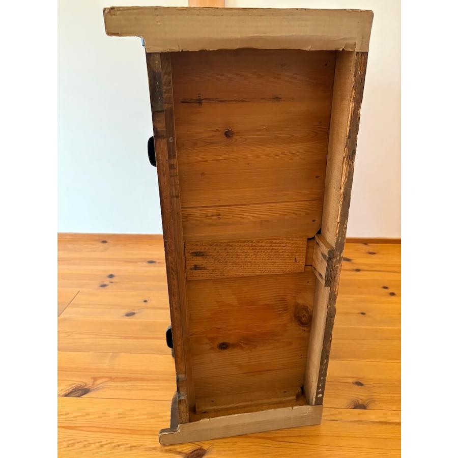 文机 座ライティングビューロー 文箱付き書き物机 アンティーク 旧家蔵出し ヴィンテージ家具 大正 時代物 現状品 |  | 16