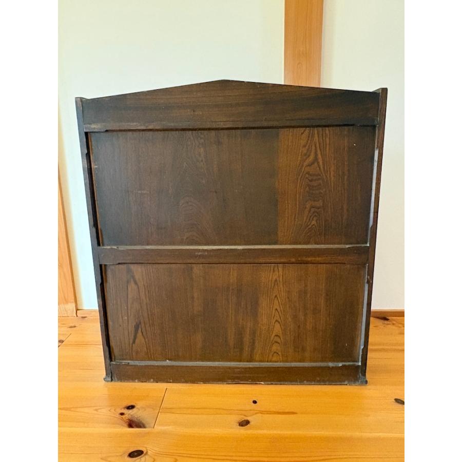 文机 座ライティングビューロー 文箱付き書き物机 アンティーク 旧家蔵出し ヴィンテージ家具 大正 時代物 現状品 |  | 07