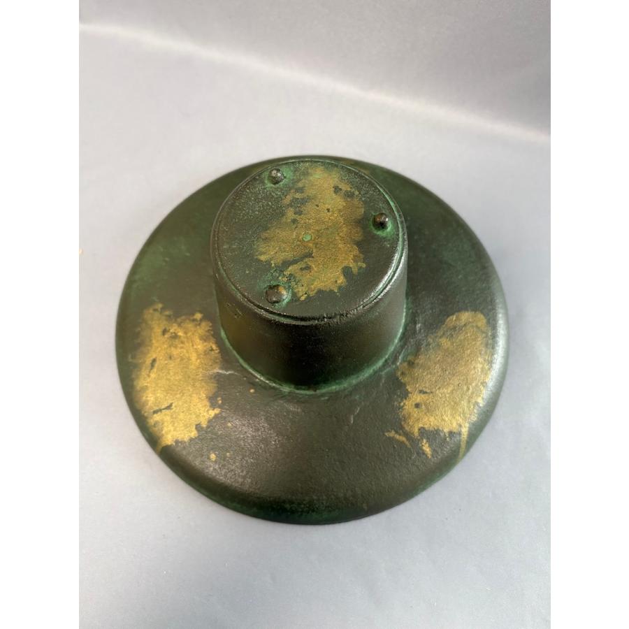 薄端 御所車 (鉄製) 花器 金属工芸 約5.5kg |  | 09