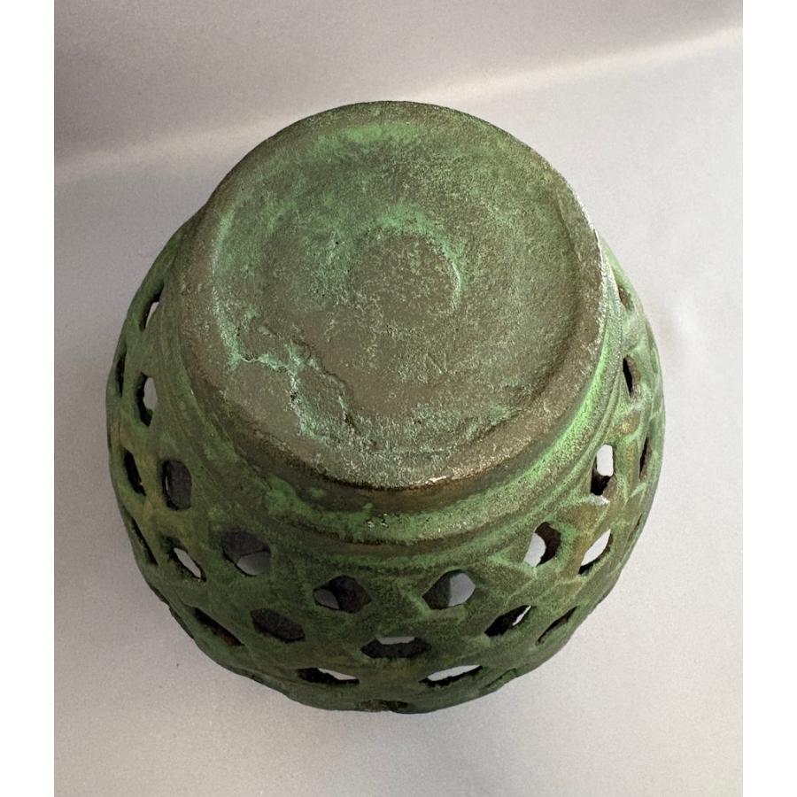 薄端 御所車 (鉄製) 花器 金属工芸 約5.5kg |  | 07