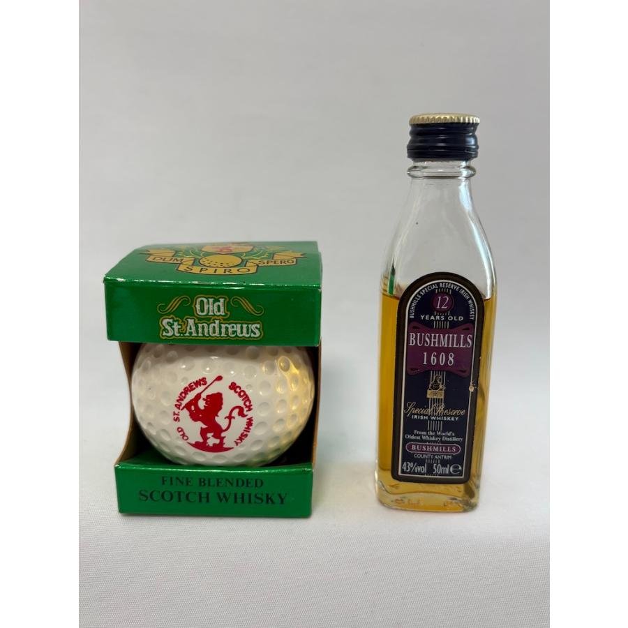 古酒 ウイスキー ミニボトル 8本★Old St.Andrews★ブッシュミルズ12年★ベルズ12年★ジェムソン★クラウンローヤル☆他 各50ml | BUSHMILLS | 01