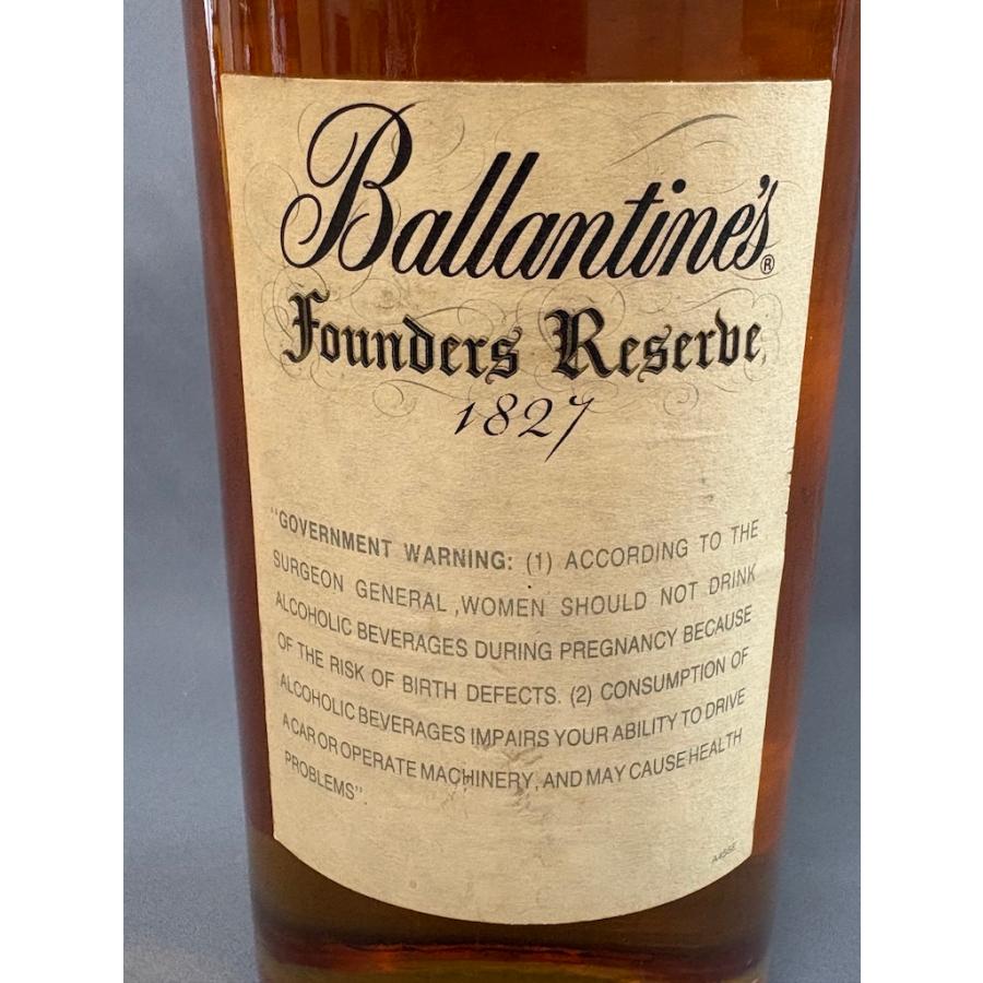 古酒 バランタイン ファウンダーズ リザーブ 1827 Very Old 43％ 750ml  Ballantines Founders Reserbe 1827 Very Old | Ballantine's | 03