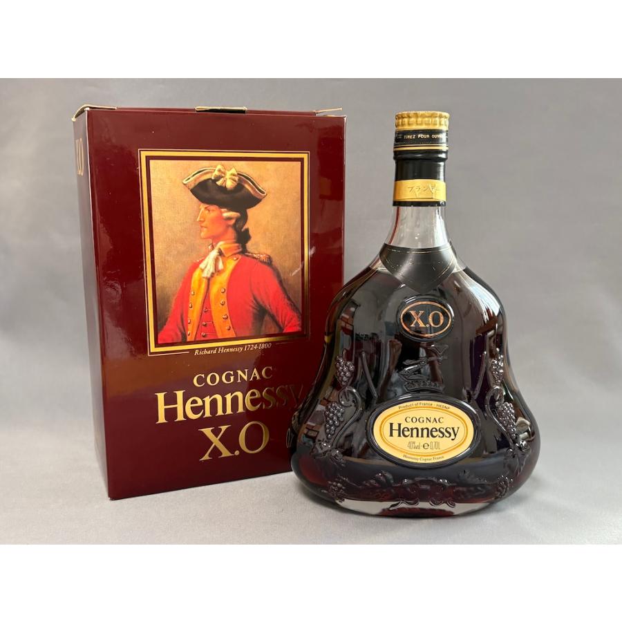 Hennessy XO 金キャップ 700ml 40% 箱付 未開栓 Hennessy（ヘネシー） 古酒 未開栓 XO 金キャップ クリアボトル 箱付