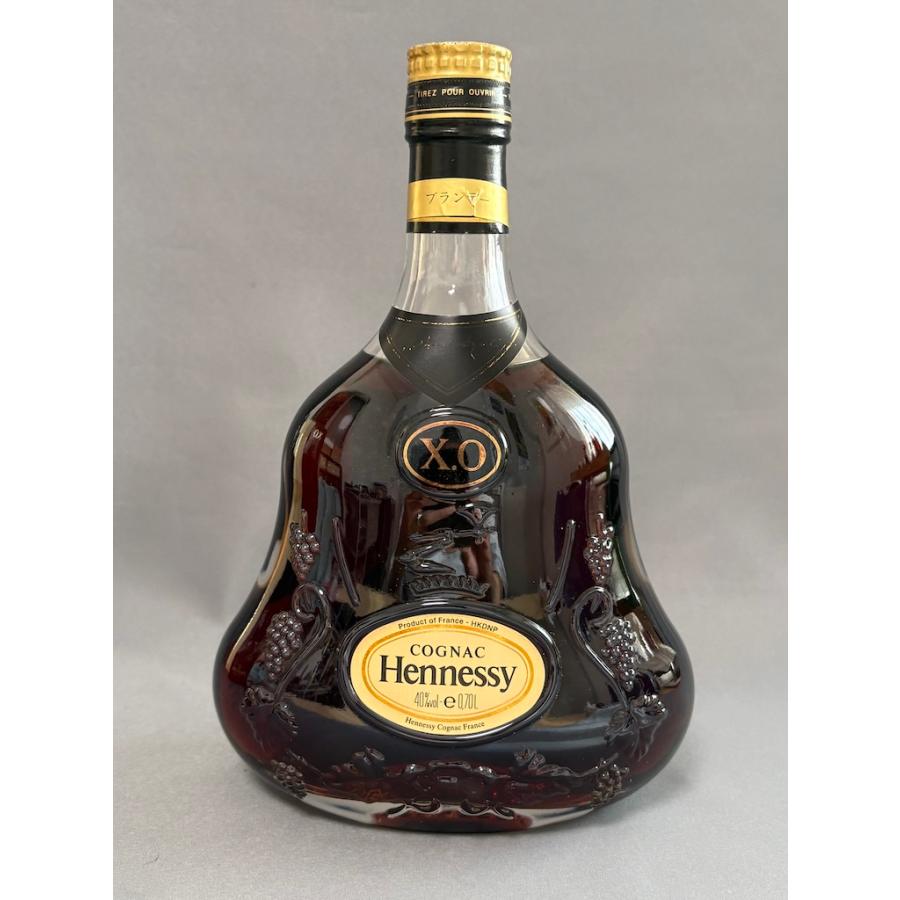 Hennessy（ヘネシー） 古酒 未開栓 XO 金キャップ クリアボトル 箱付