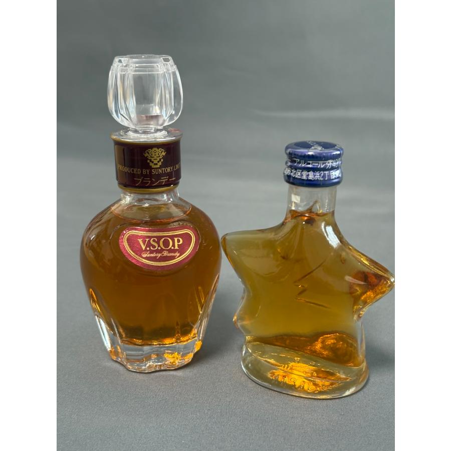 SUNTORY ブランデー VSOP ミニボトル ★星型ボトル★ハート型ボトル★スペースファンタジー★デキャンタボトル  古酒 4本セット | サントリーブランデー V.S.O.P | 07