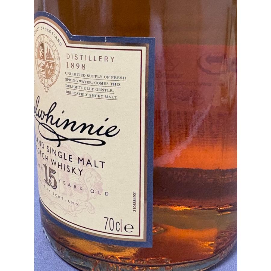 ダルウィニー 15年 ハイランド シングルモルト スコッチウイスキー 700ml 43％ DALWHINNIE 15 YEARS OLD 古酒 箱付 |  | 05