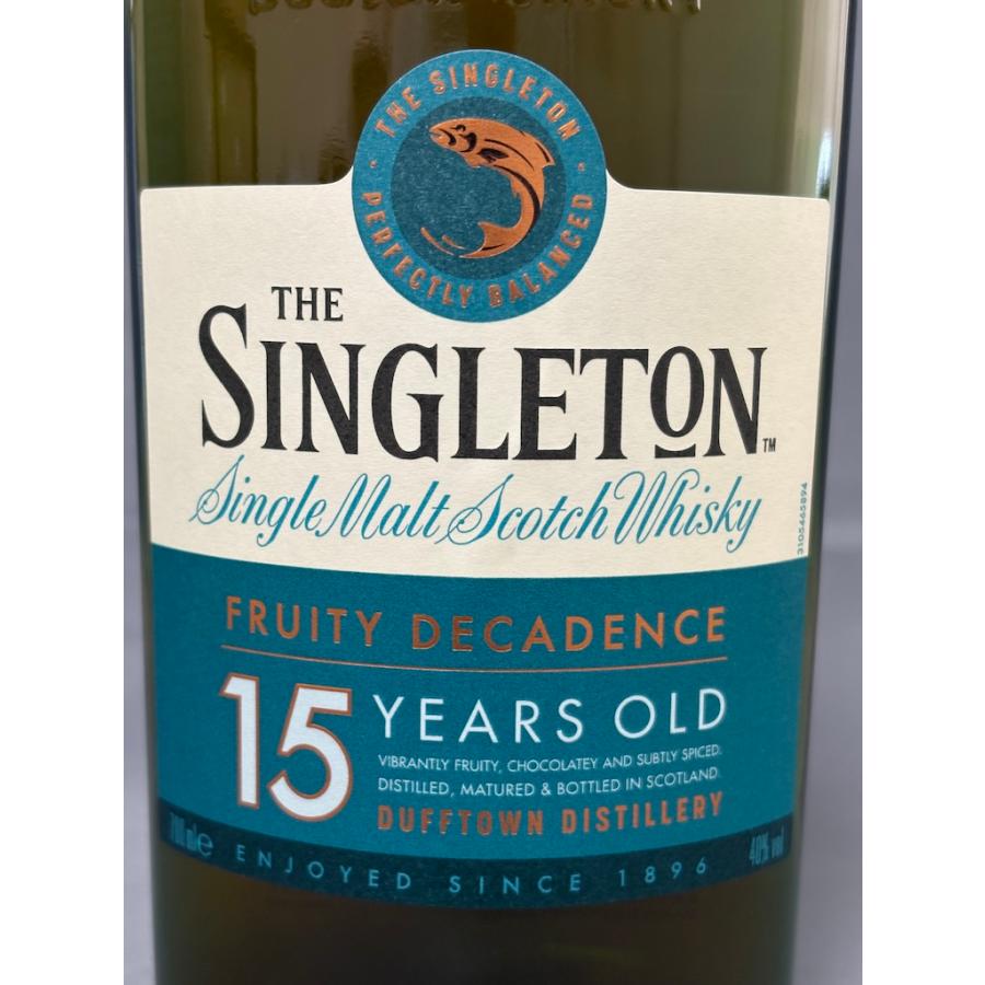 ザ・シングルトン・オブ・ ダフタウン 15年 シングルモルト スコッチ ウイスキー 700ml 40％ THE SINGLETON 15 YEARS OLD 古酒  箱付 | ザ シングルトン | 04