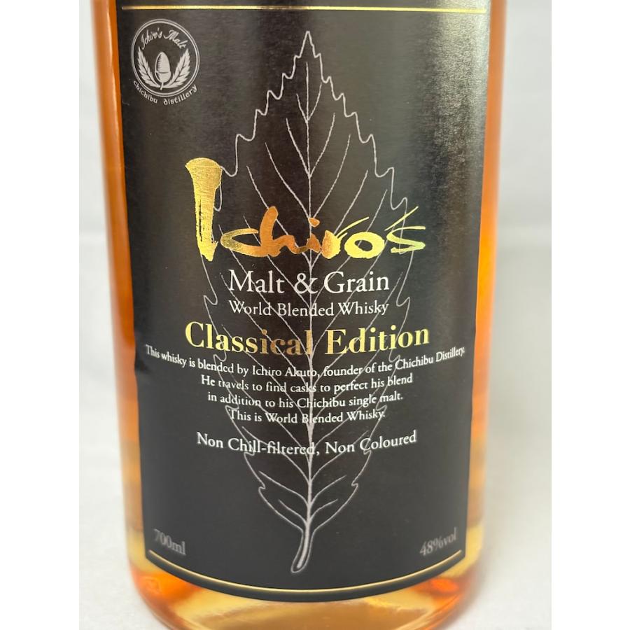 ★イチローズ モルト＆グレーン クラシカル エディション 700ml 48% World Blended Whisky★ | イチローズモルト | 04