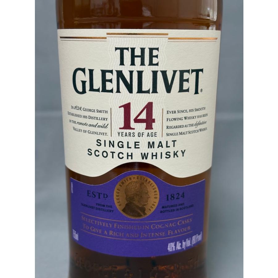 グレンリベット 14年 コニャック カスク セレクション 700ml 40％ 箱付 GLENLIVET 14YEARS OF AGE SINGL MALT SCOTCH WHISKY | ザ・グレンリベット | 04