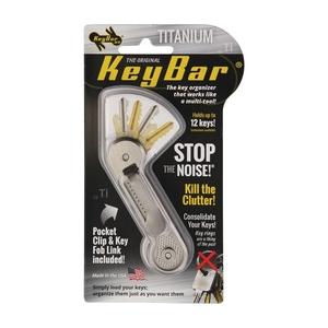 KeyBar キーオーガナイザー Diamond Crosshatch チタニウム KBR204