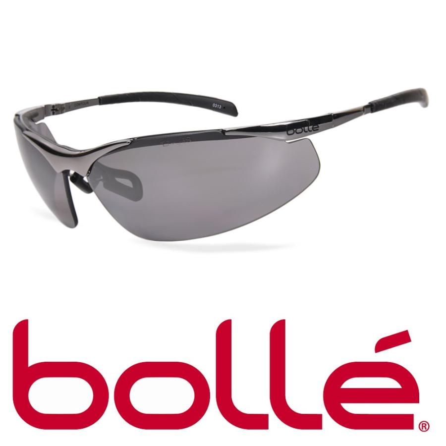 bolle サングラス Contour Metal スモークレンズ ボレー セーフティグラス シューティンググラス 紫外線カット