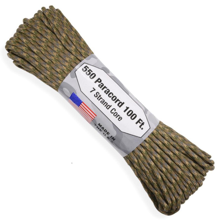 ATWOOD ROPE 550パラコード タイプ3 マルチカム アトウッドロープ Multicam マルチカモ 迷彩 商用 | 