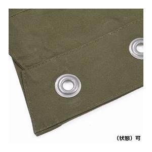 ポーランド軍放出品 テントシート 軍幕 オリーブドラブ [ 難あり