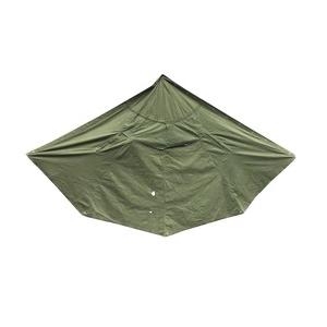 ポーランド軍放出品 テントシート 軍幕 オリーブドラブ [ 破損あり