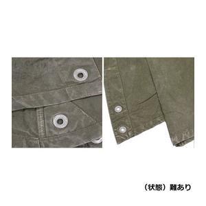 ポーランド軍放出品 テントシート 軍幕 オリーブドラブ [ 破損あり
