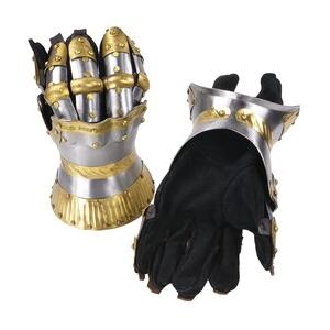 クールブルグ式ガントレット 甲冑籠手 中世防具 革手袋付 ゲットドレス