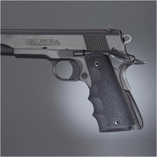 HOGUE ガングリップ M1911 フィンガーグルーブ付き 45000 ブラック