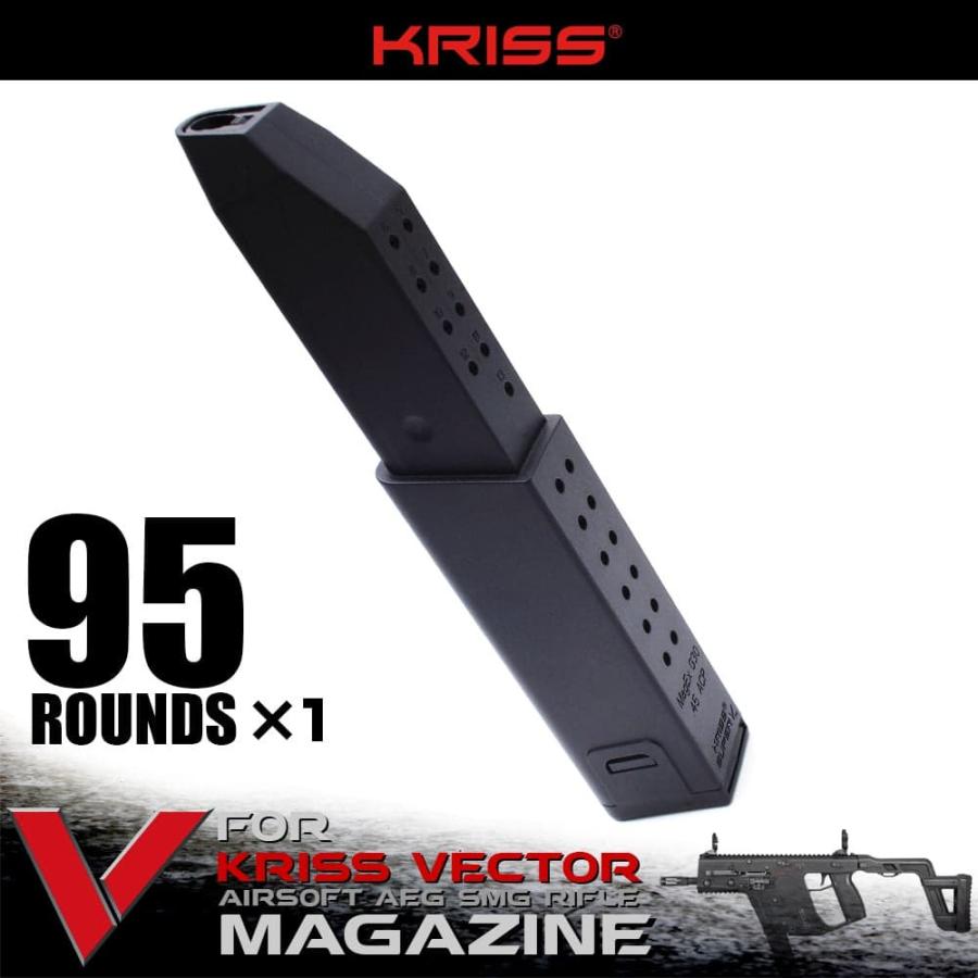 KRYTAC スペアマガジン KRISS VECTOR 電動ガン用 95連 [ 1個 ] クリス