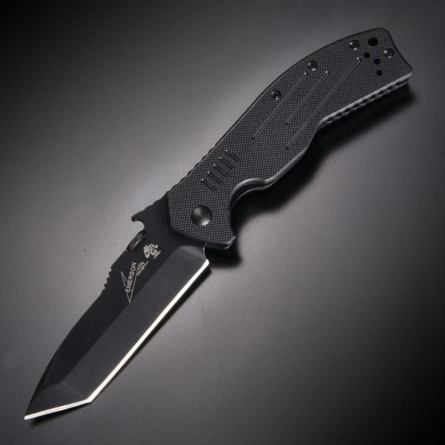 Kershaw 折りたたみナイフ CQC-8K タントー 片刃 エマーソン Kershaw 折りたたみナイフ CQC-8K タントー 片刃 エマーソン