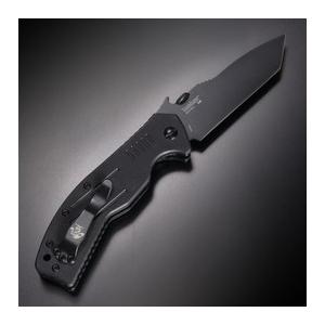 Kershaw 折りたたみナイフ CQC-8K タントー 片刃 エマーソン Kershaw 折りたたみナイフ CQC-8K タントー 片刃 エマーソン