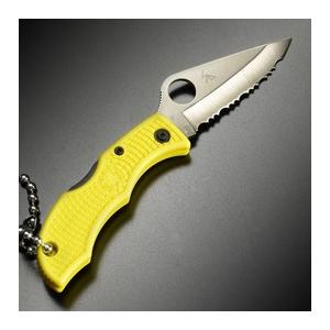 SPYDERCO 折りたたみナイフ LYLS3 てんとう虫 ソルト 波刃  