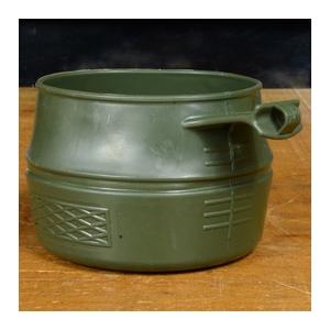 スウェーデン軍放出品 折り畳みカップ ITW社製 FLEXI CUP オリーブ