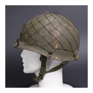 ドイツ軍放出品 ヘルメット M56 スチール製 後期型 [ ネット付き