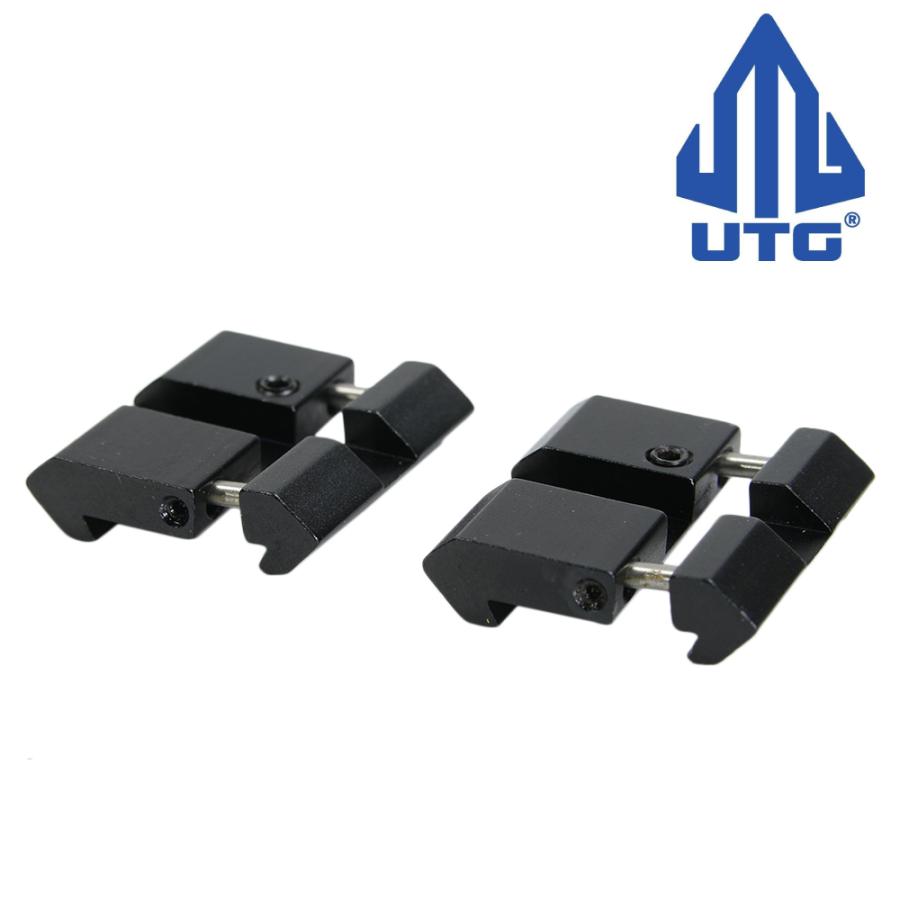 LEAPERS UTG レール変換アダプター 薄型 ドブテール→ピカティニー 