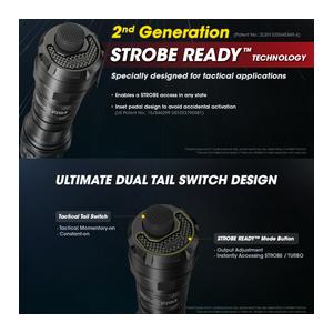 NITECORE タクティカルフラッシュライト P20iX 最大4000ルーメン 高