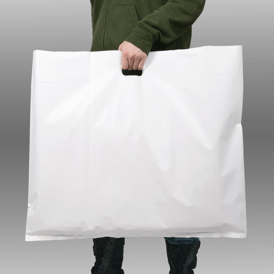 大型レジ袋 ショッパー ポリ袋 100μm厚 約590×680mm [ 50枚セット