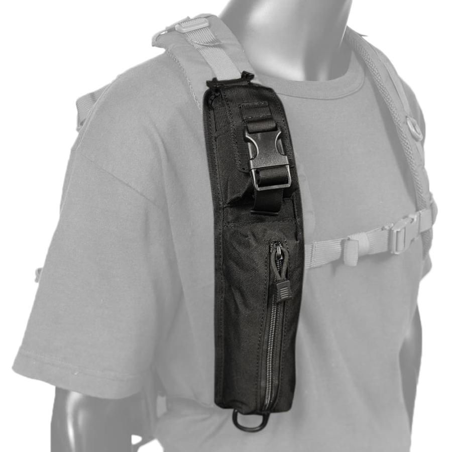 ショルダーストラップポーチ モールシステム対応 ナイロン製