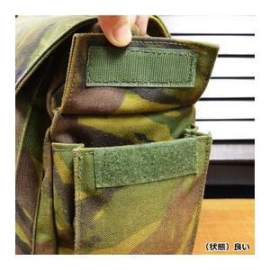 オランダ軍　ガスマスクバッグ　ミリタリー　PVC OD オランダ　軍モノ　バック オランダ軍放出品 ガスマスクバッグ DPM迷彩 ベルトループ付き [ 可
