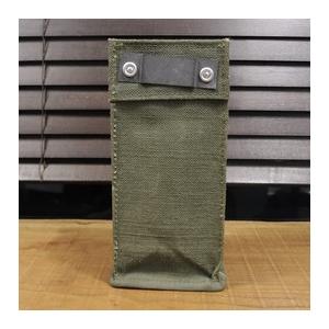 フランス軍放出品 アンモポーチ コットン製 [ 可 ] 軍払下げ品 弾薬 