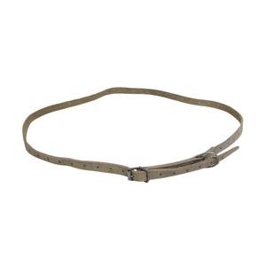 スウェーデン軍放出品 レザーベルト 多目的用 リング付き