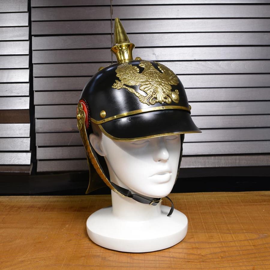 ピッケルハウベ ヘルメット 帝政ドイツ 胸甲騎兵 ドイツ軍 第一次世界大戦 西洋甲冑 西洋鎧 プレートアーマー 板金鎧 鎧兜 Pikelhaube Ra ミリタリーショップ レプマート 通販 Yahoo ショッピング