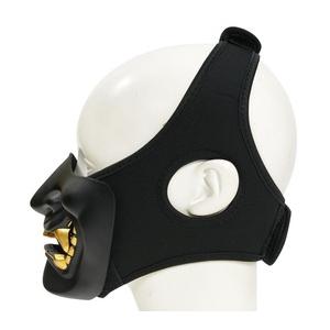 ハーフフェイスガード 般若 鬼面 PRAJNA MASK 装着用バンド付き