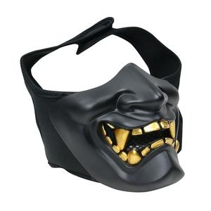 ハーフフェイスガード 般若 鬼面 PRAJNA MASK 装着用バンド付き